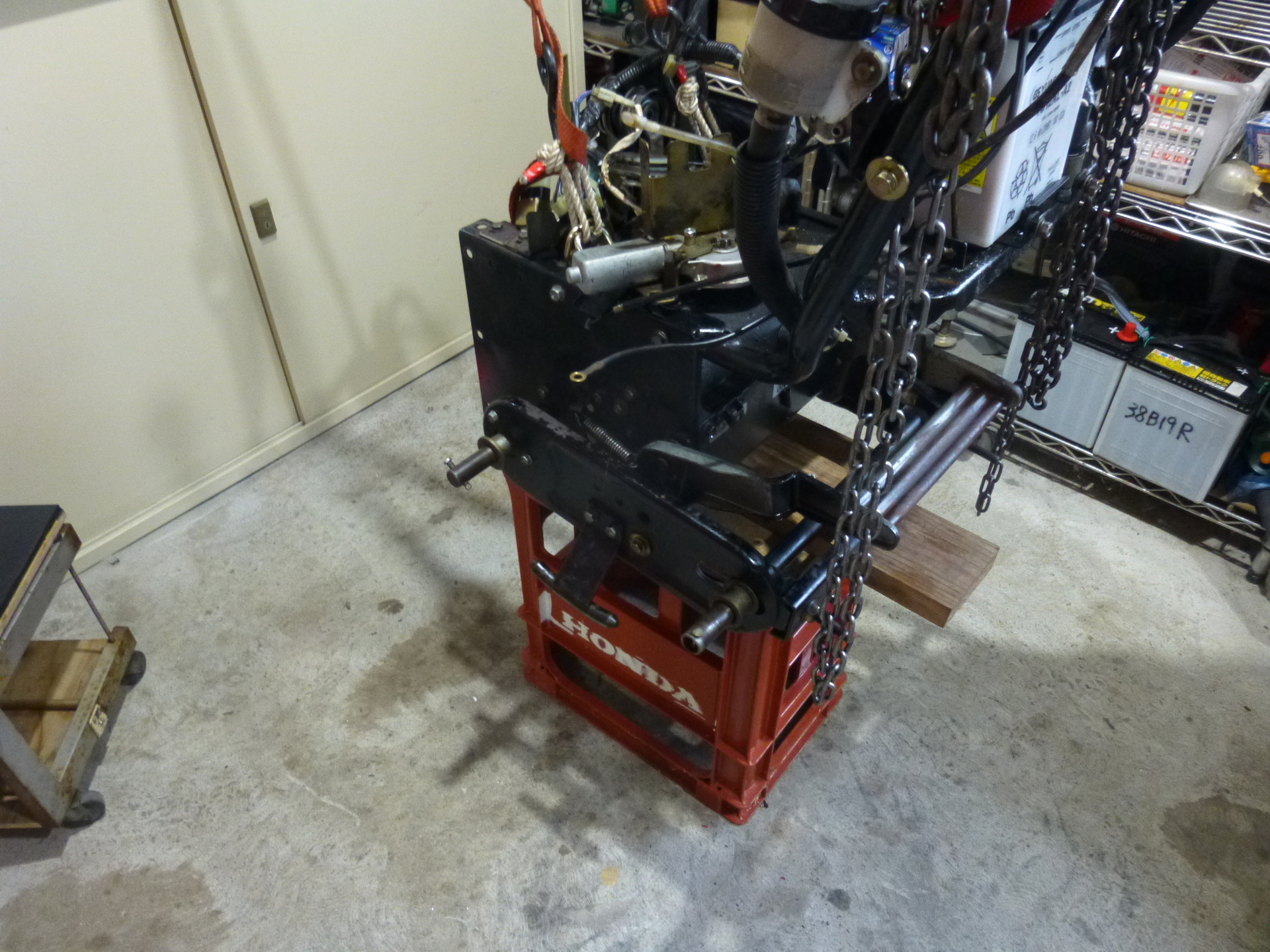 ホンダ除雪機 HS870 整備点検 リコイルスターター引きロープ交換